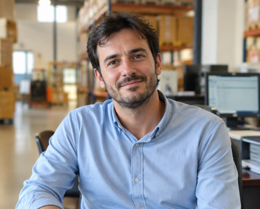 Luca, impiegato in un'azienda privata